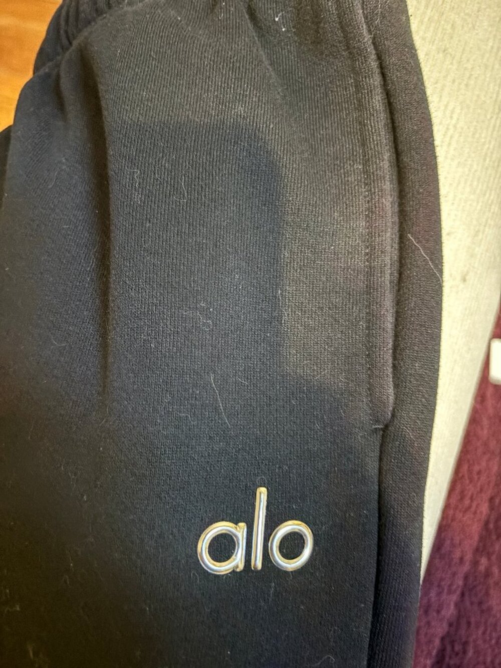 ALO Accolade Black Sweatpant (No Size Tag Waist 32”) Inseam 29” - Picture 4 of 7